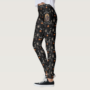 🕷️ Witchy Spooky Halloween- BLACK- Leggings 🎃👻