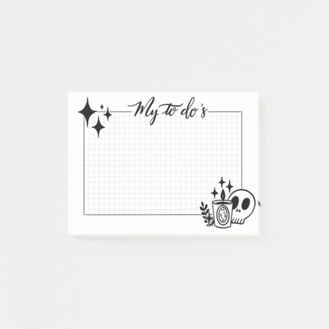 Witchy to do list  post-it notes (Front)