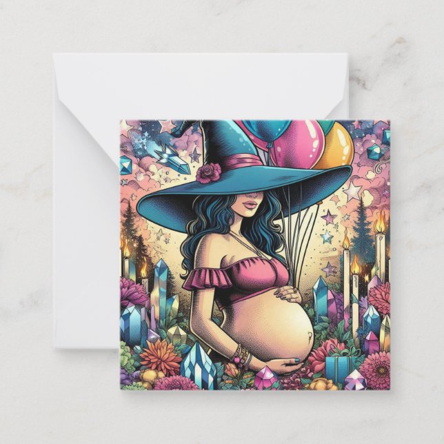 WItchy Vibes | Baby | Pregnancy | Mum Card (Front)