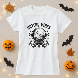 Witchy Vibes Halloween Mystic T-Shirt