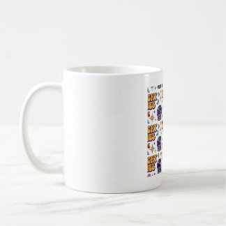 Witchy Vibes Retro Halloween Typography Pattern Coffee Mug