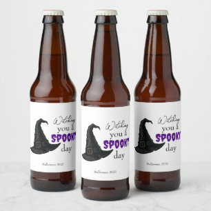 Witchy Vibes - Spooky & Stylish    Beer Bottle Label