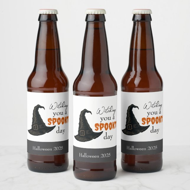 Witchy Vibes - Spooky & Stylish |  Beer Bottle Label (Bottles)
