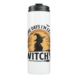 Witchy Vintage Halloween Quote Vector Design_1 Thermal Tumbler