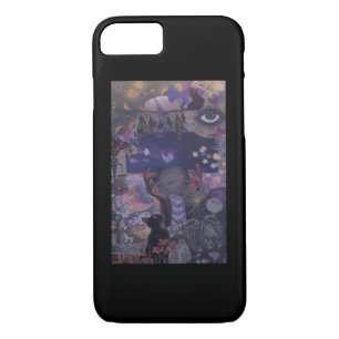 Witchy Whimsigoth Aesthetic With Cats iPhone 8/7 Case