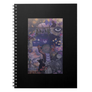 Witchy Whimsigoth Aesthetic With Cats Notebook