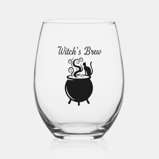 witchy wine glass