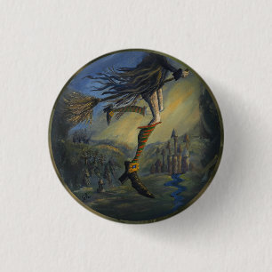 Witchy Woman 3 Cm Round Badge