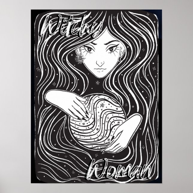 Witchy Woman Artistic Poster (Front)