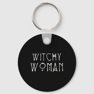 Witchy Woman Halloween Costume  Key Ring