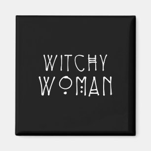 Witchy Woman Halloween Costume Magnet