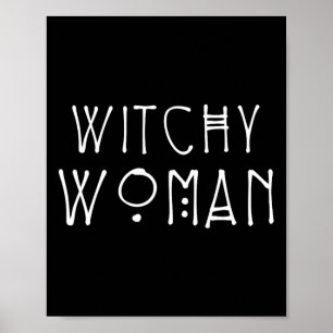 Witchy Woman Halloween Costume  Poster