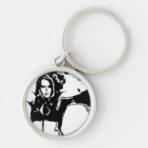 Witchy Woman Key Ring