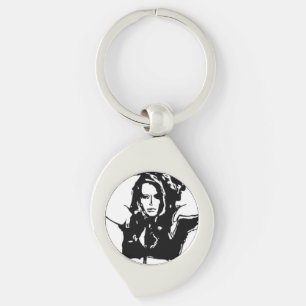 Witchy Woman Key Ring
