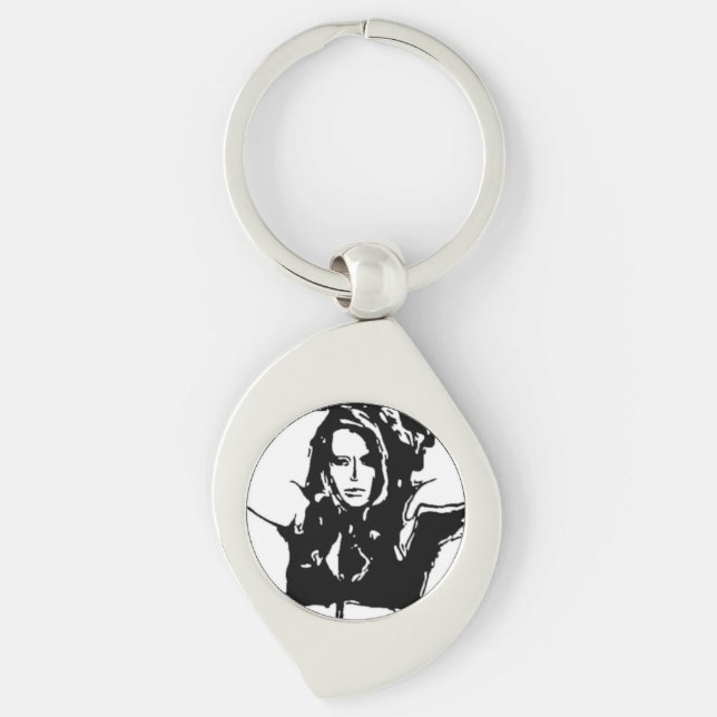 Witchy Woman Key Ring (Front)