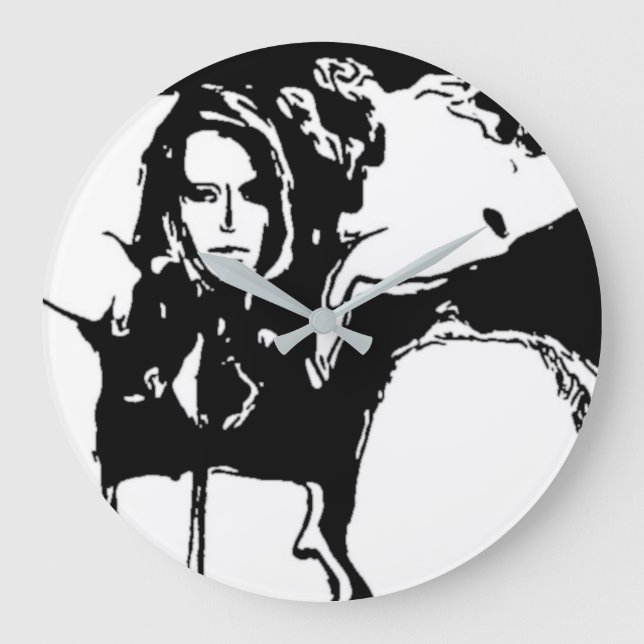 Witchy Woman Large Clock (Front)
