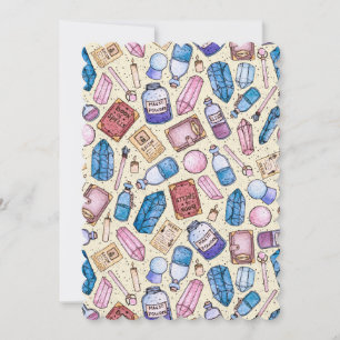 Witchy Wonders Flat Greeting Card