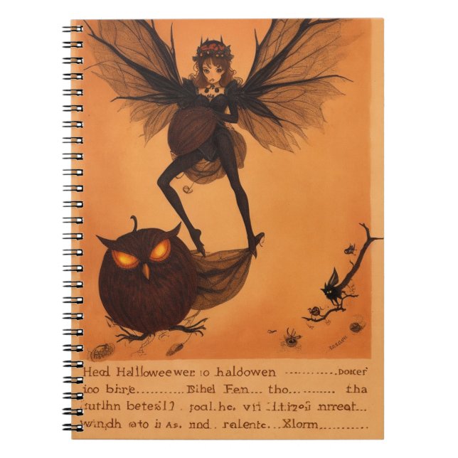 Witchy Wonders Halloween Notebook (Front)