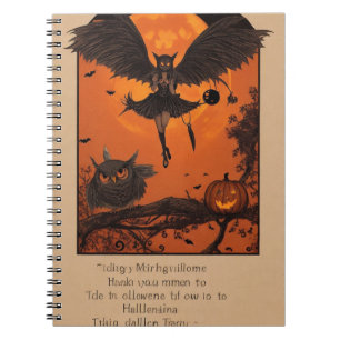 Witchy Wonders Halloween Notebook