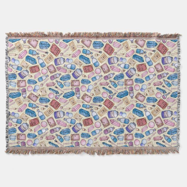 Witchy Wonders Throw Blanket (Front)
