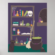 Witchy Workroom Halloween