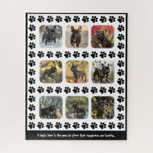 With 9 Customisable photos Paw-trait Perfection Jigsaw Puzzle