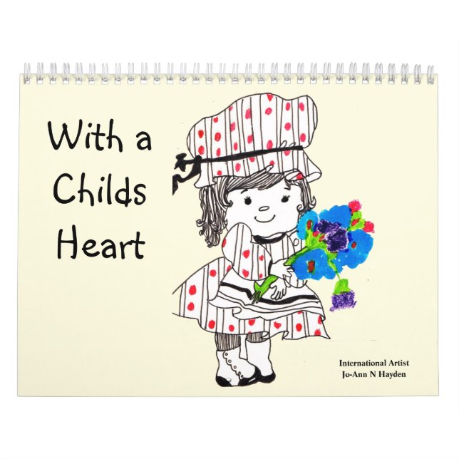 WITH A CHILDS HEART calendar (Cover)