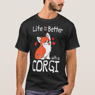 With A Corgi Dog Corgi T-Shirt