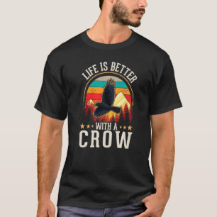 with a Crow Raven T-Shirt