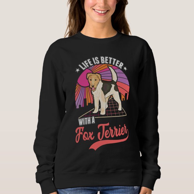 With A Fox Terrier Sweatshirt (Front)