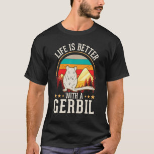 with a Gerbil Racing Rat Gerbil T-Shirt