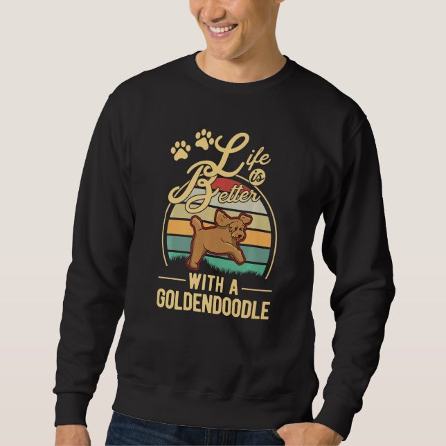 with a Goldendoodle Sweatshirt (Front)