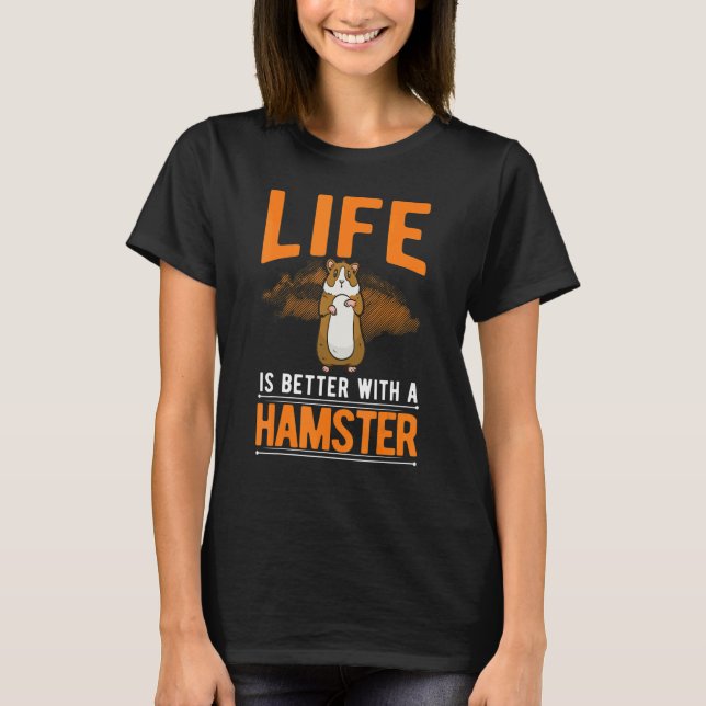 with a Hamster T-Shirt (Front)