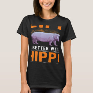 with a Hippo T-Shirt