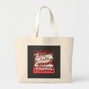 with a little help from my friends large tote bag