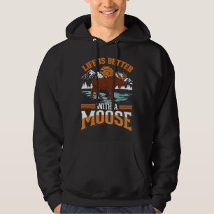 with a Moose Scandinavia Moose Antler 1 Hoodie