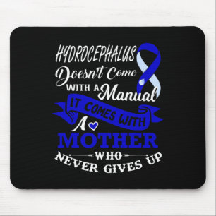 With A Mother Who Never Gives Up Ribbon  Mouse Pad