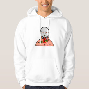 With a Pencil in Tongue Hoodie