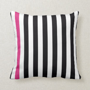 With A Pink Stripe Cushion