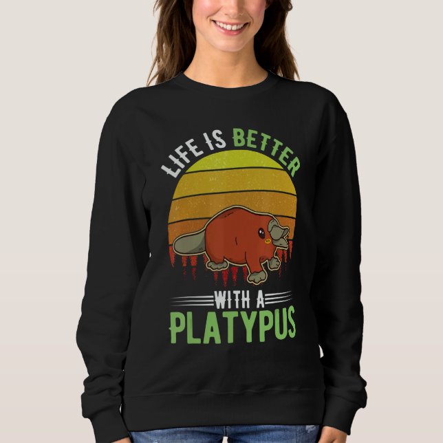 with a Platypus 1 Sweatshirt (Front)