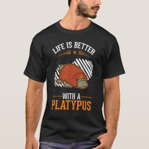 with a Platypus T-Shirt