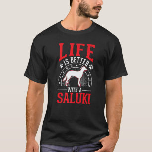 With A Saluki T-Shirt