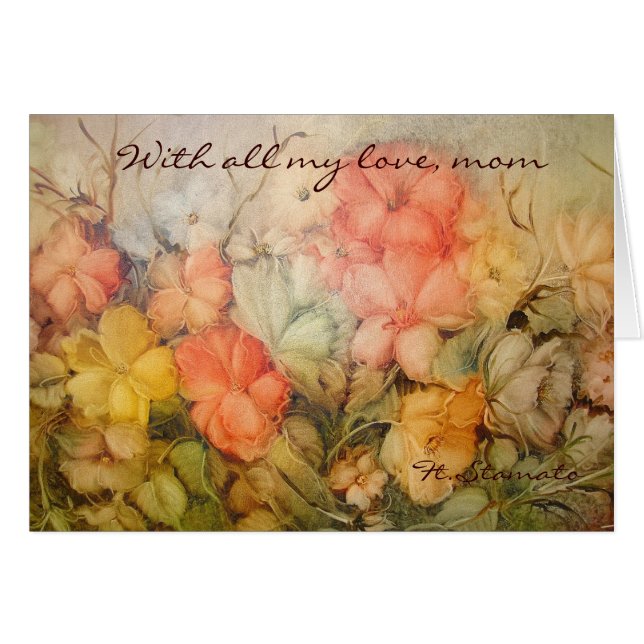 With all my love mum. (Front Horizontal)