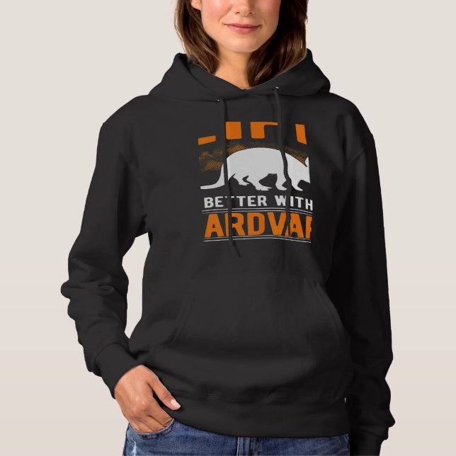 with an Aardvark Hoodie (Front)