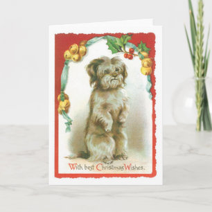 With Best Christmas Wishes Holiday Card