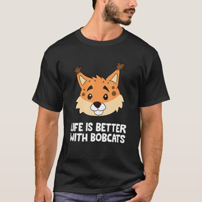 With Bobcats T-Shirt (Front)