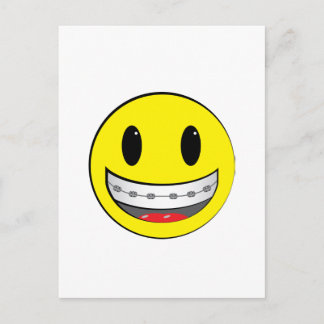 with braces postcard