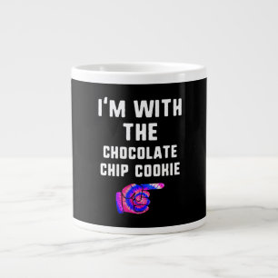 With Chocolate Chip Cookie Tie Dye Halloween Gift Large Coffee Mug