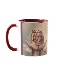 With Christ , Coffee Mug