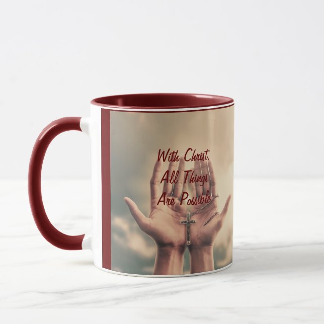 With Christ , Coffee Mug (Left)